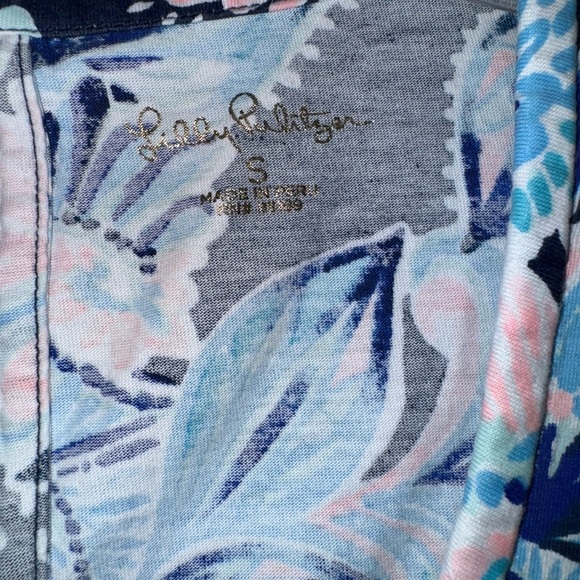 Lilly Pulitzer Carlile Dress High Tide Holy Flockamolie - Picture 3 of 4